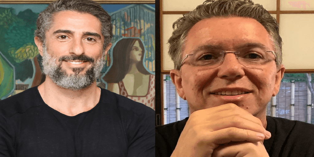 Marcos Mion pega Boninho de surpresa, entrega embrulho misterioso e revela sentimento: 'amo'