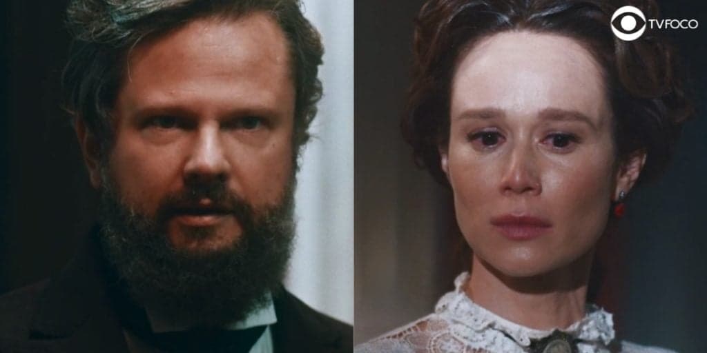 Nos Tempos do Imperador - Pedro trai e vira às costas para Samuel após prisão e joga Luísa contra a parede: "Pode ter matado o pai de Tonico"