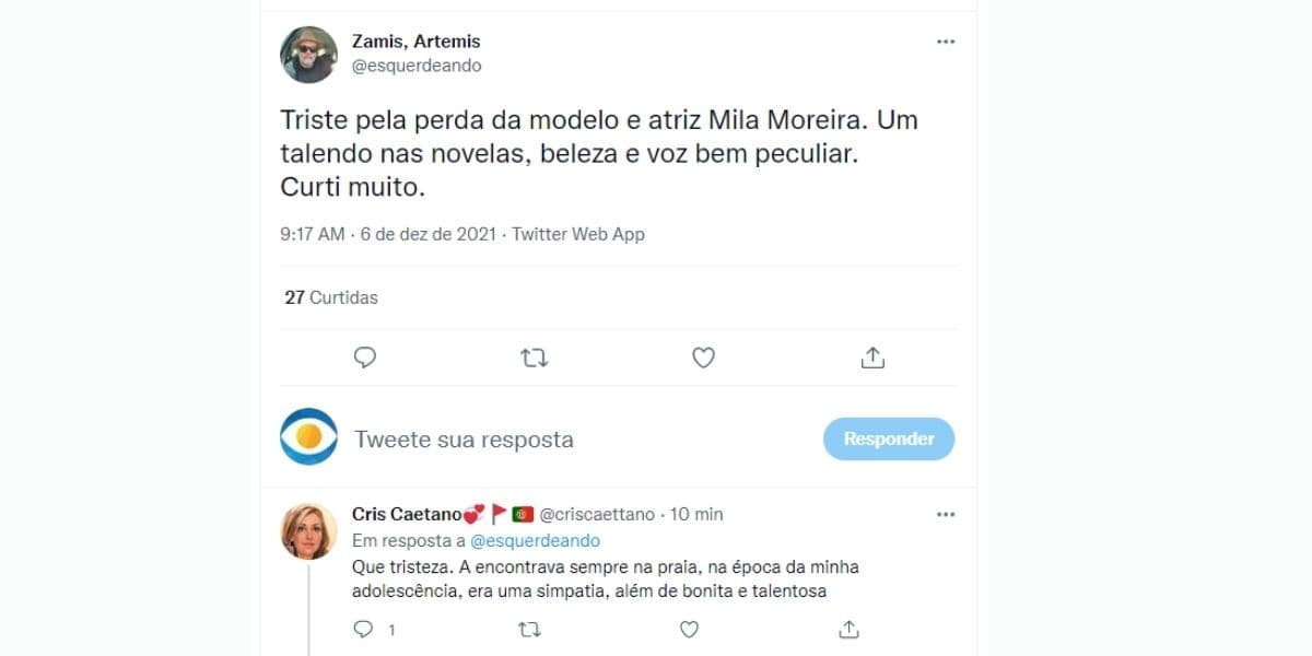 LUTO! Morre a atriz Mila Moreira, da Globo, aos 72 anos LUTO! Morre a atriz Mila Moreira, da Globo, aos 72 anos