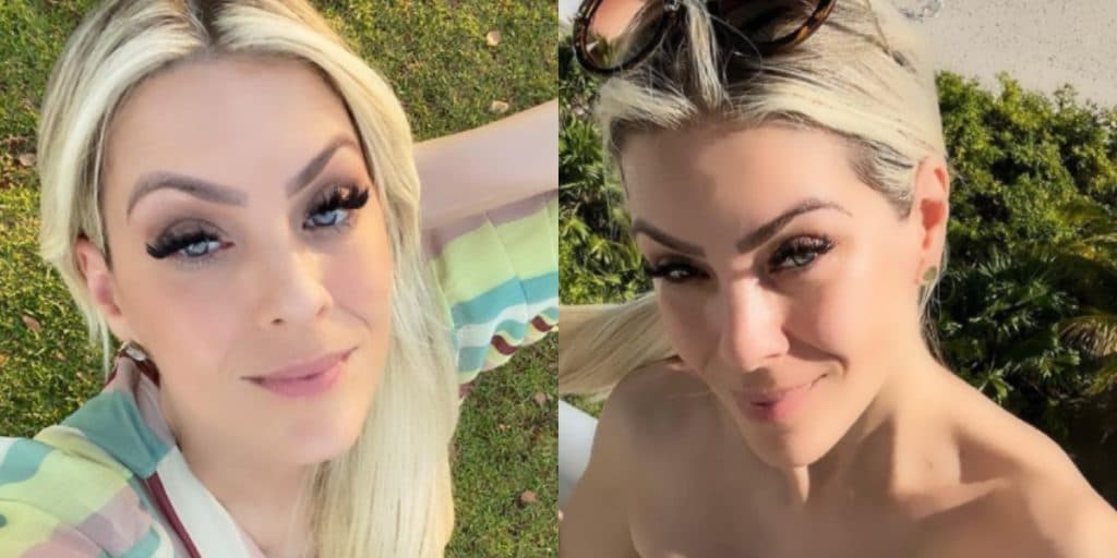 Renata Fan surge com micro biquíni exibindo parte íntima e deixa público perplexo: "Ousada"