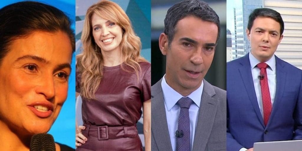 Renata Vasconcellos, Poliana, Tralli e Severiano: Titulares deixam jornais e são desbancados por substitutos