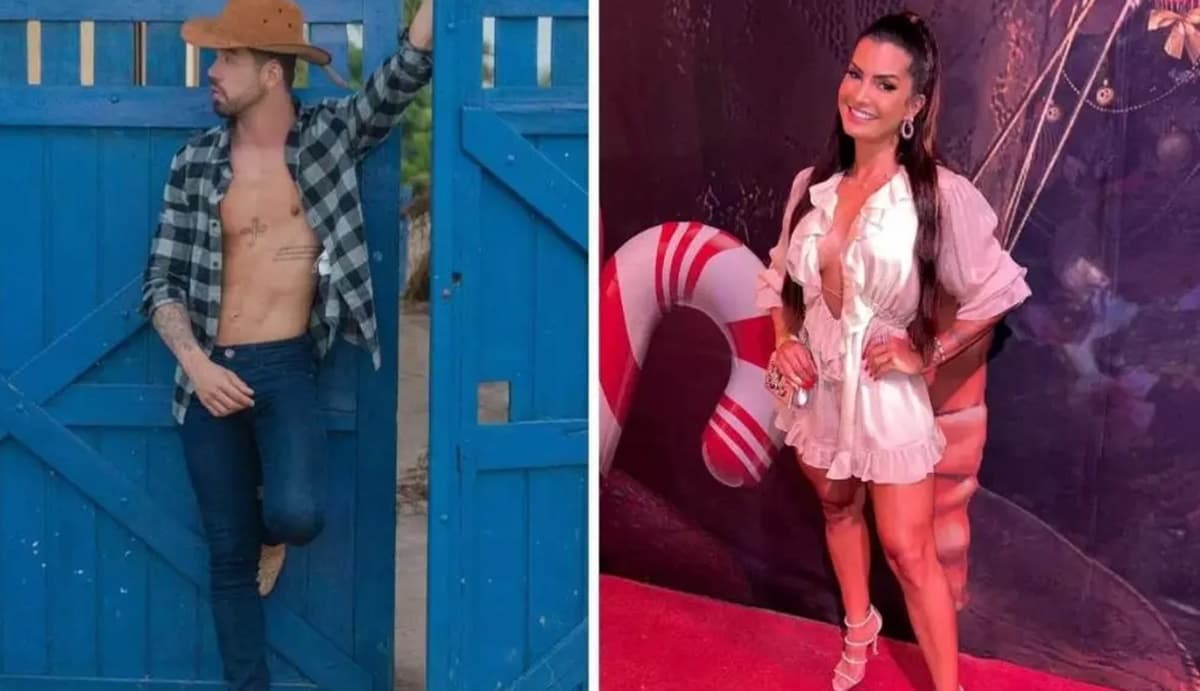Rico Melquiades e Marina Ferrari (Foto: Reprodução/Instagram)