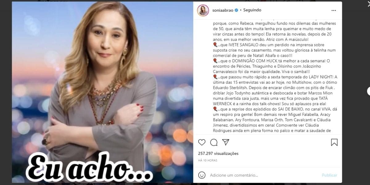 "Deu um perdido", Sonia Abrão explode em verdades sobre separação de Ivete Sangalo: "Crise no casamento" "Deu um perdido", Sonia Abrão explode em verdades sobre separação de Ivete Sangalo: "Crise no casamento"