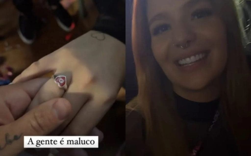 Viih Tube ganha aliança de Lipe Ribeiro mesmo após beijar 46 bocas na Farofa da GKay: "A gente é Maluco"