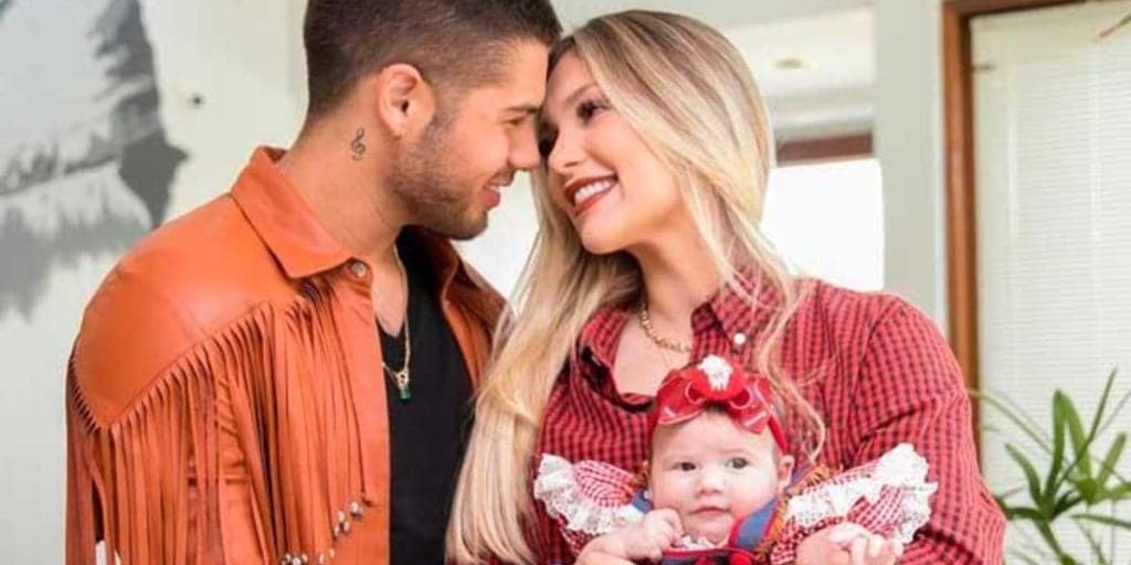 Zé Felipe, diagnosticado com doença contagiosa, é flagrado com a filha no colo e é detonado: "Errado''