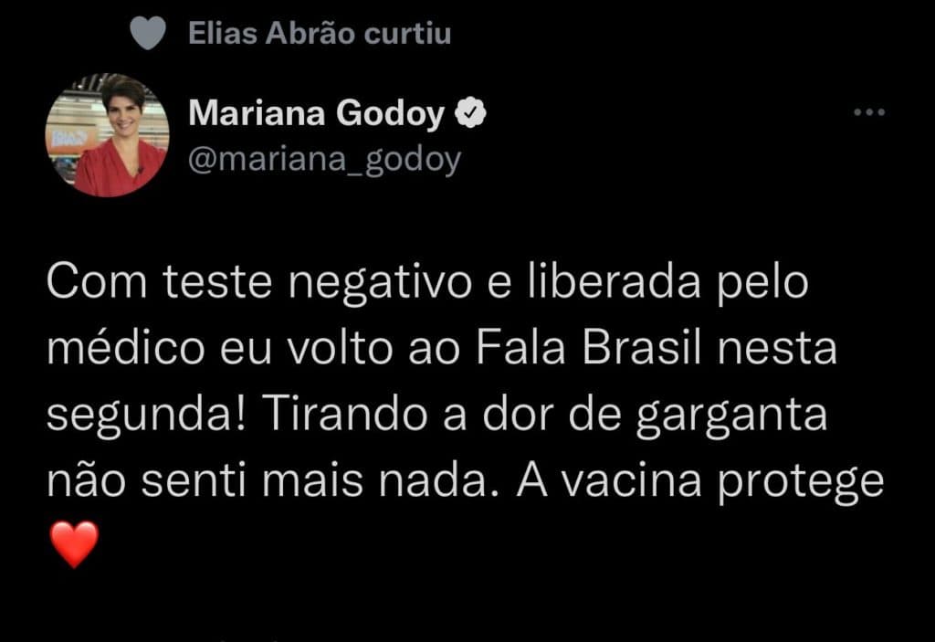 Mariana Godoy, tirada do ar às pressas na Record, faz confirmação em textão com veredito de canal: “Dor” Mariana Godoy, tirada do ar às pressas na Record, faz confirmação em textão com veredito de canal: “Dor”