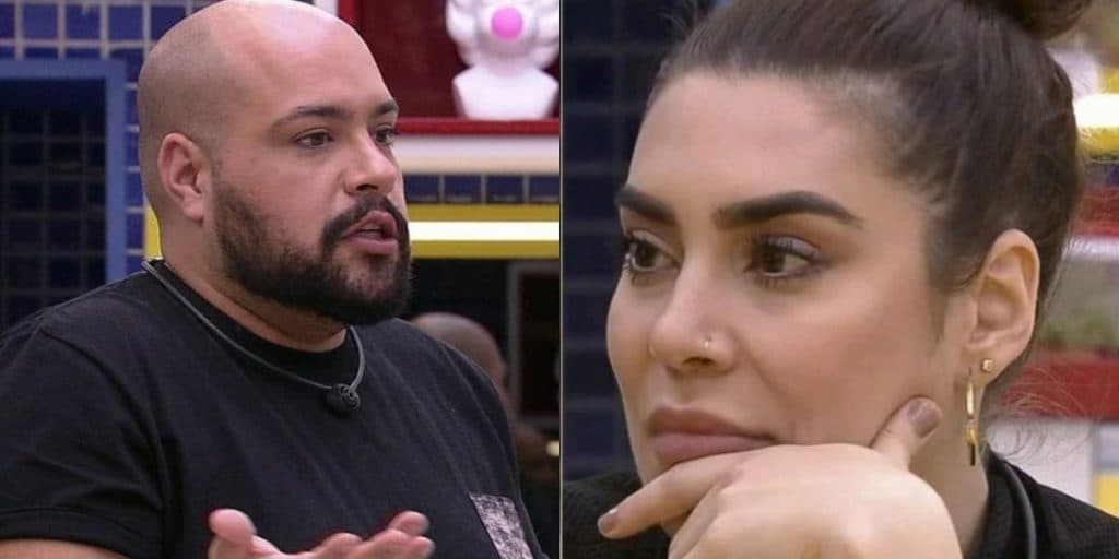 BBB22: Climão! Tiago Abravanel expõe mau hálito de Naiara Azevedo na roda: "Não vou mentir"
