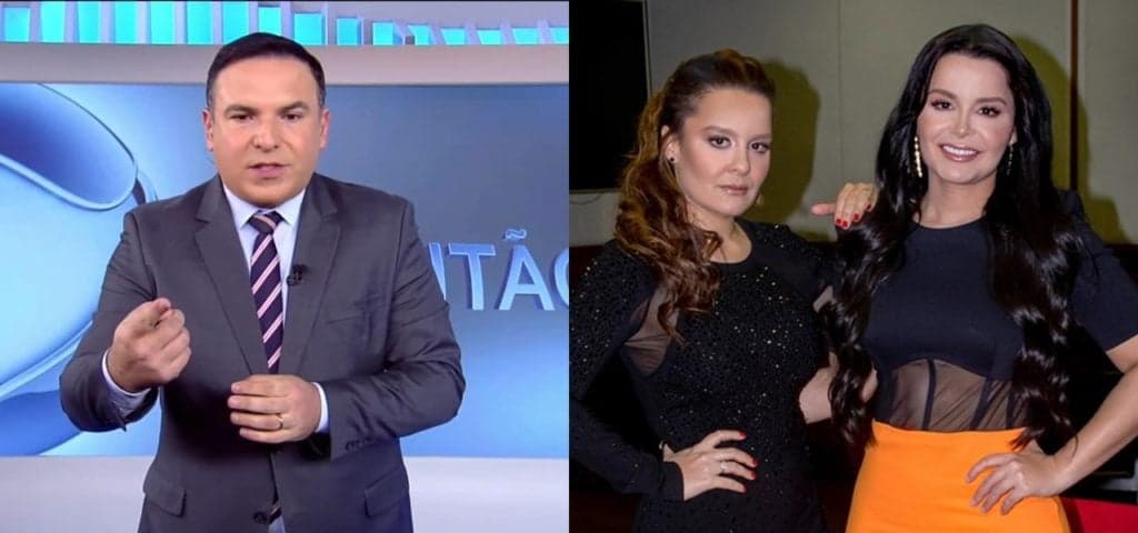 "Falha no motor", Gottino para jornal na Record e dá notícia urgente de avião com Maiara, da dupla com Maraísa