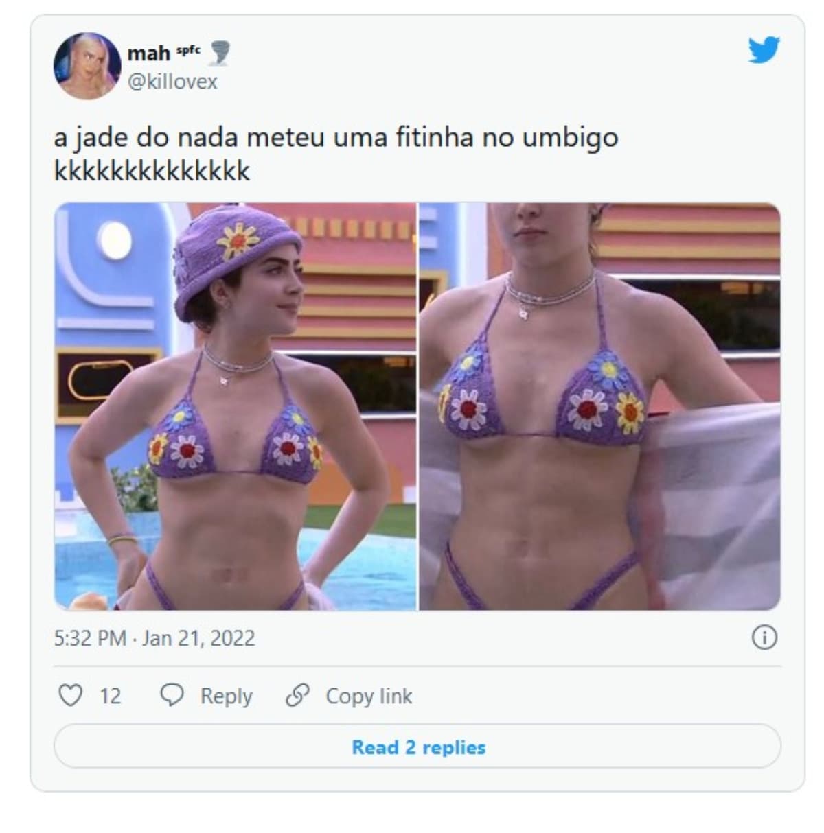 Web foi a loucura com Jade Picon (Foto: Reprodução / Globoplay)