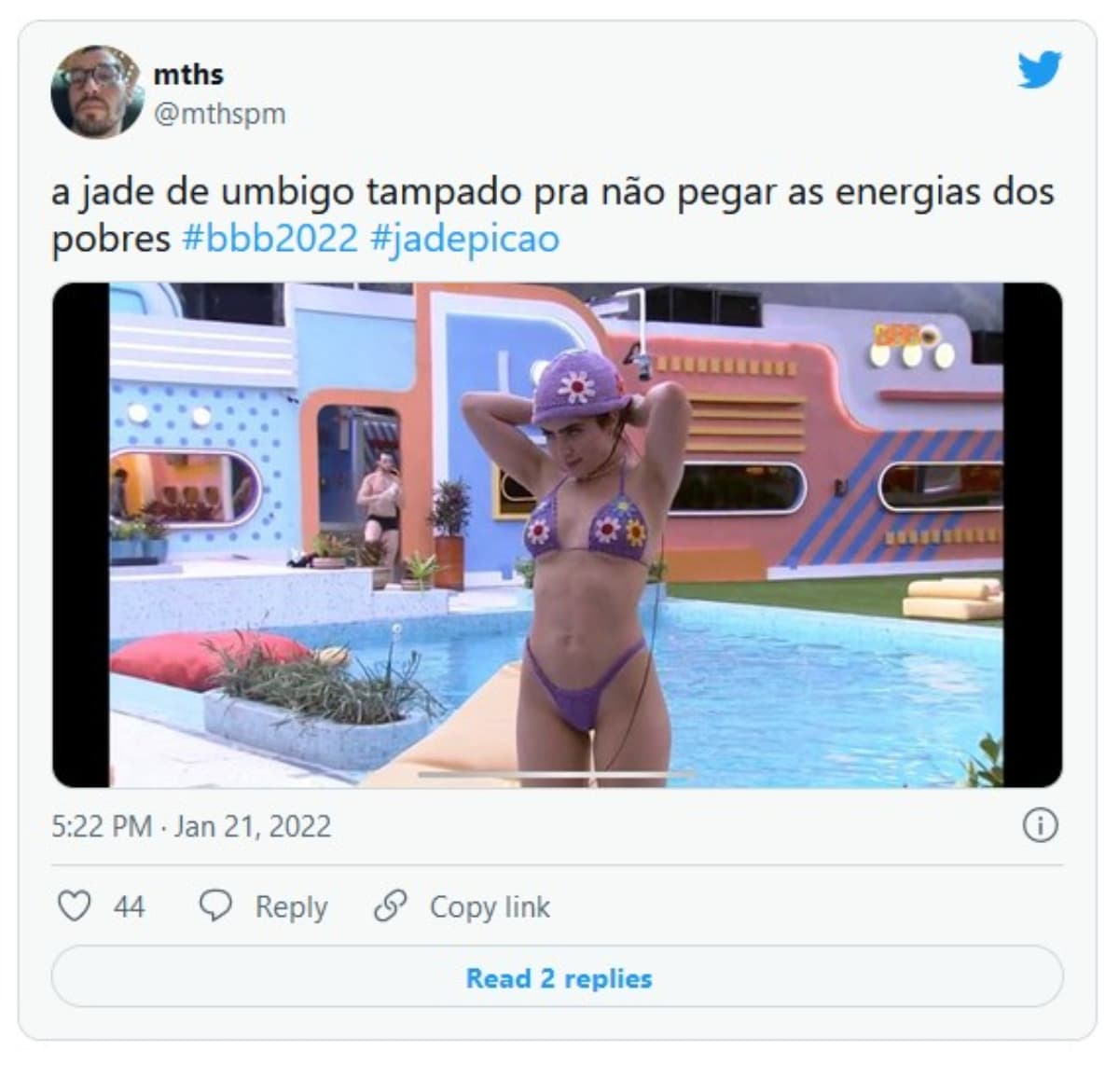 Jade Picon deixou os internautas em polvorosa (Foto: Reprodução / Globoplay)