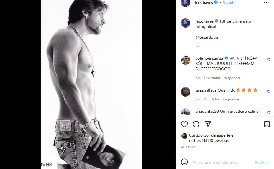 Publicação Leo Chaves (Imagem: Reprodução)