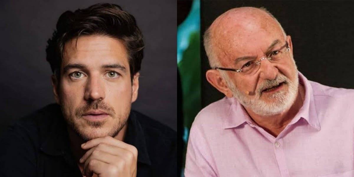Marcos Pigossi e Silvio de Abreu (Foto: Reprodução)