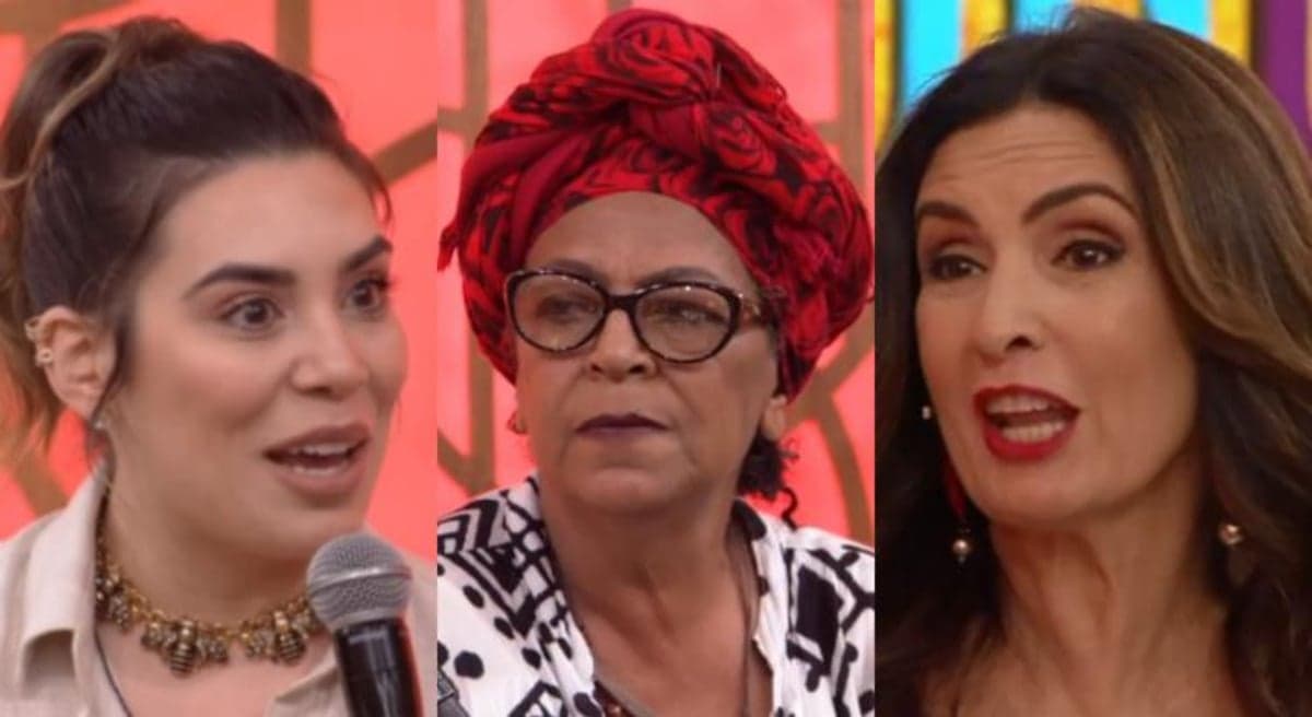 Naiara foi acusada de falas racistas no programa "Encontro" (Foto: Reprodução / Internet)