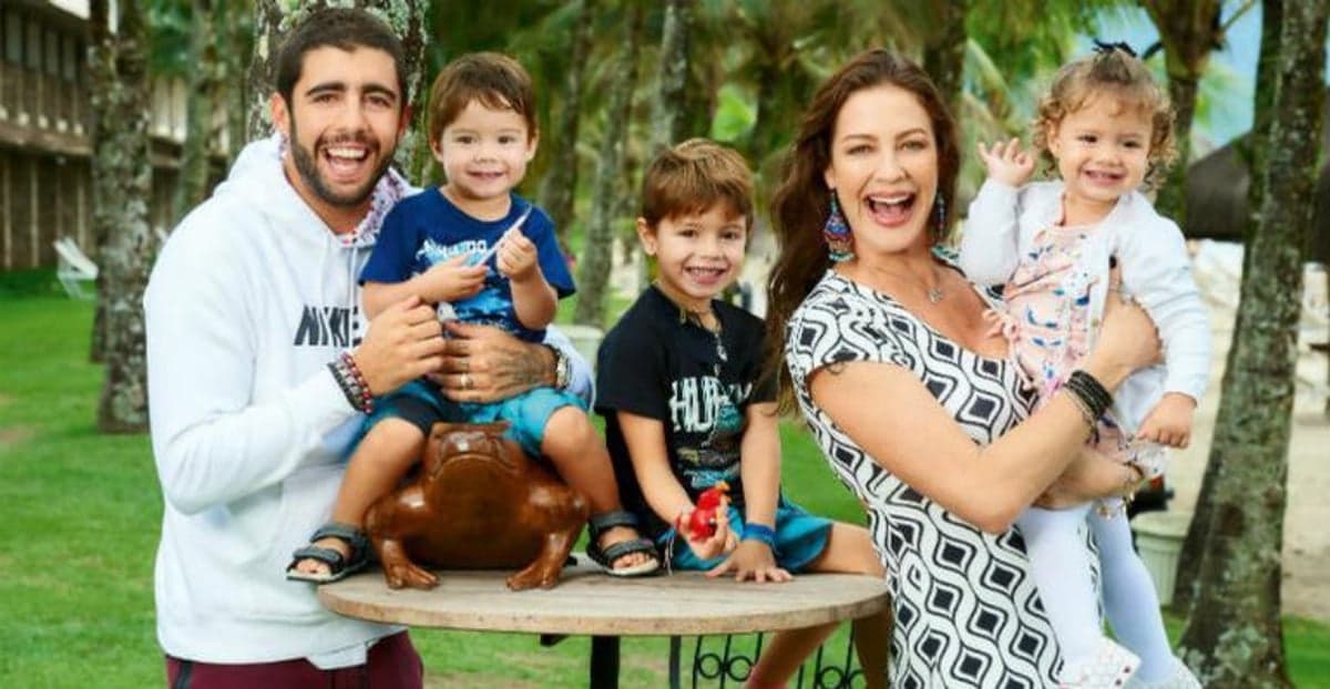 Luana Piovani vai ficar com os filhos enquanto Scooby estiver no 'BBB' (Foto: Reprodução / Internet)