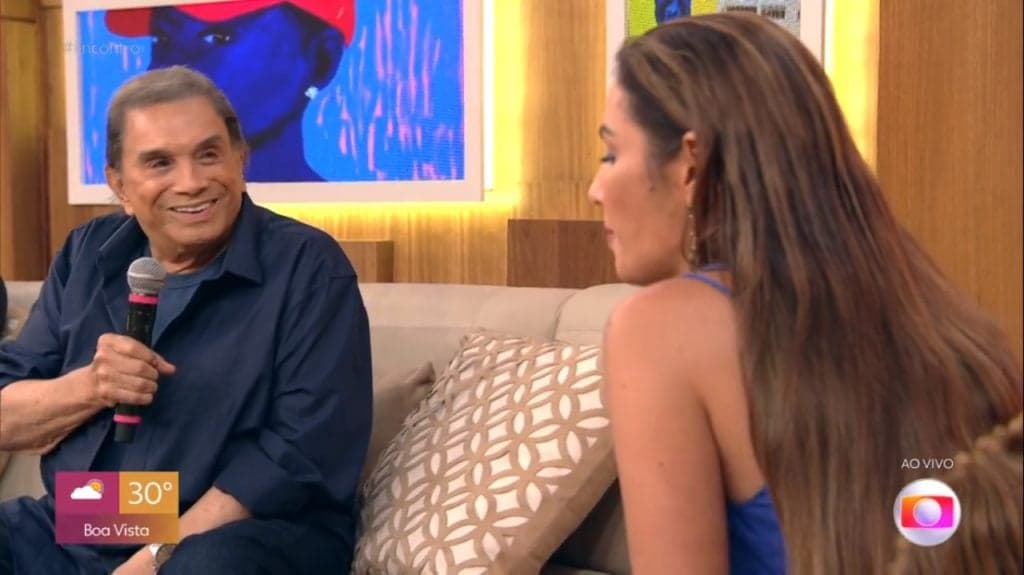 "Na hora que eu entrei aqui", Patricia Poeta faz Dedé chorar na Globo, após humorista expor lado oculto de Didi