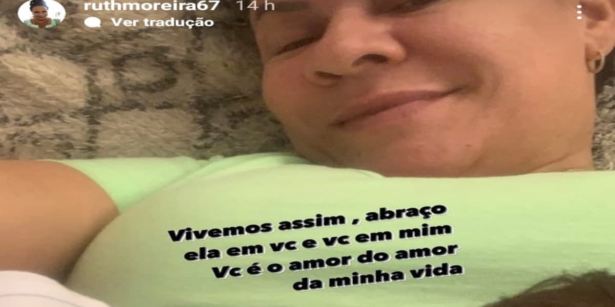 Ruth Moreira disse abraçar o neto para sentir a filha, Marília Mendonça (Foto: instagram)