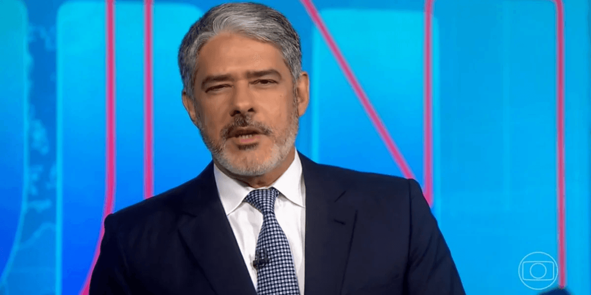 William Bonner é tirado às pressas do Jornal Nacional (Foto: Divulgação)