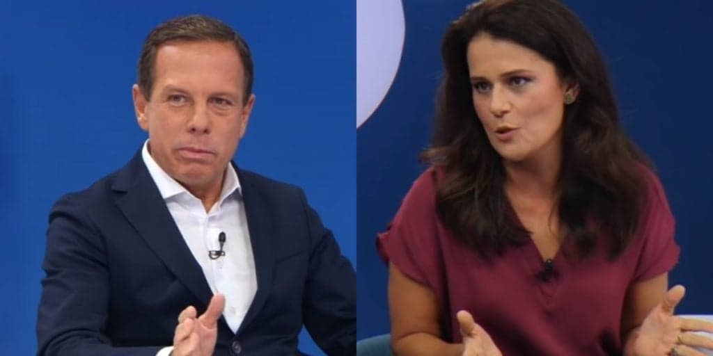 Adriana Araújo pega João Doria de jeito na Band e deixa político na pior: "Chegou chegando, né?''