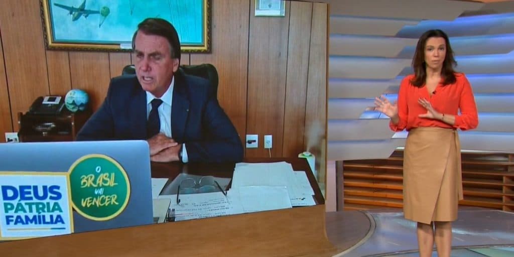 Ana Paula Araújo quebra protocolo no BDBR e detona Bolsonaro: "Eco apenas no pequeno grupo de seguidores dele"