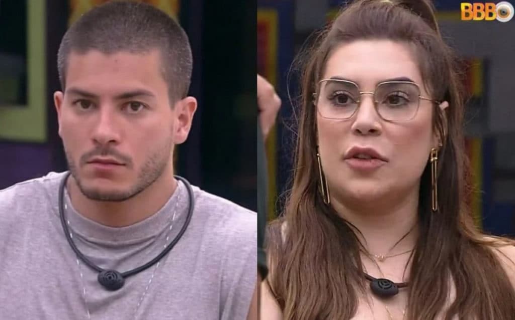 BBB22: Naiara canta música sobre traição na frente de Arthur, que fica sem graça