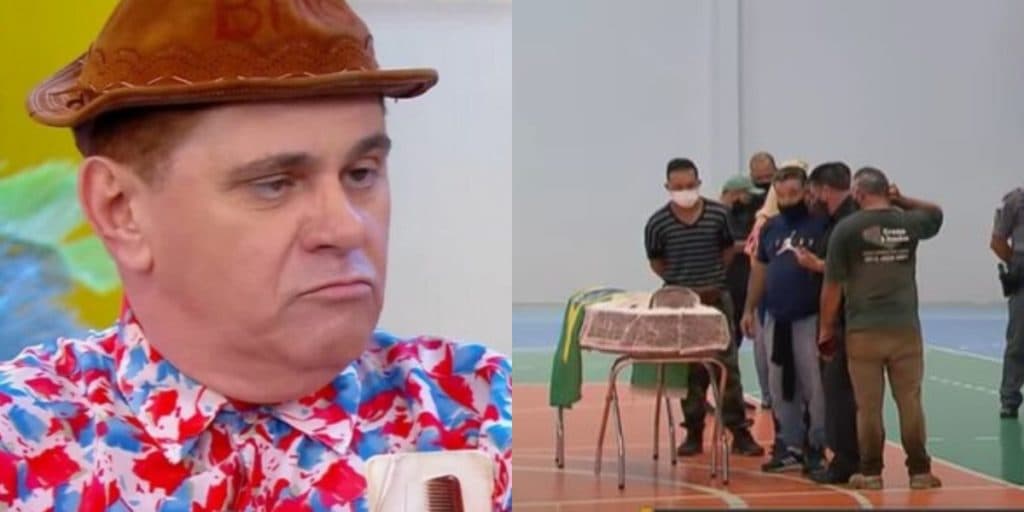 SBT mostra caixão de Batoré e faz despedida