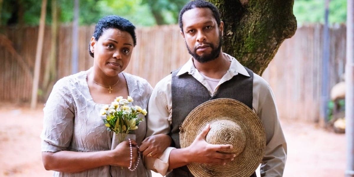 Carla Cristina Cardoso e Guilherme Silva D Preto na novela Além da Ilusão (Foto: Reprodução: Divulgação/Globo)