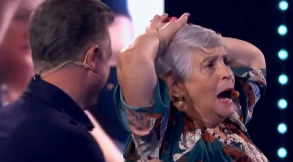 Vovó 'palavroeira' faz sucesso na internet após participar de quadro no Domingão com Huck