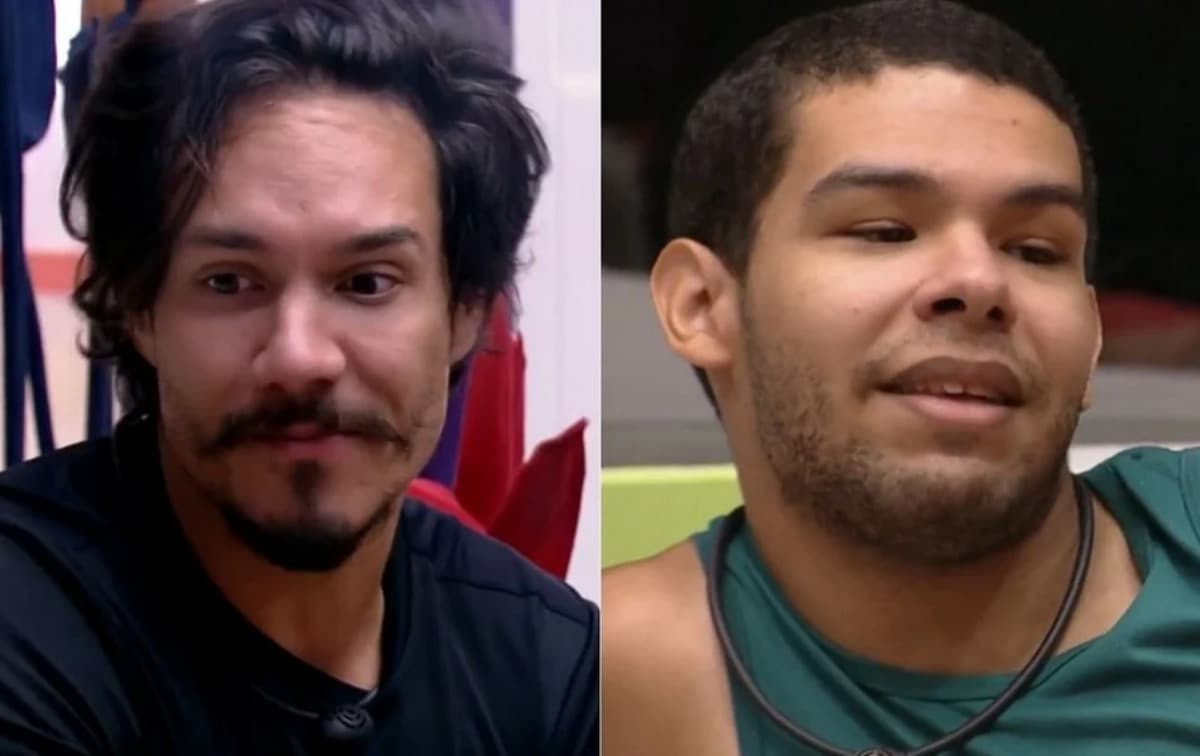 Eliezer e Vyni dormiram agarrados (Foto: Reprodução / Internet)