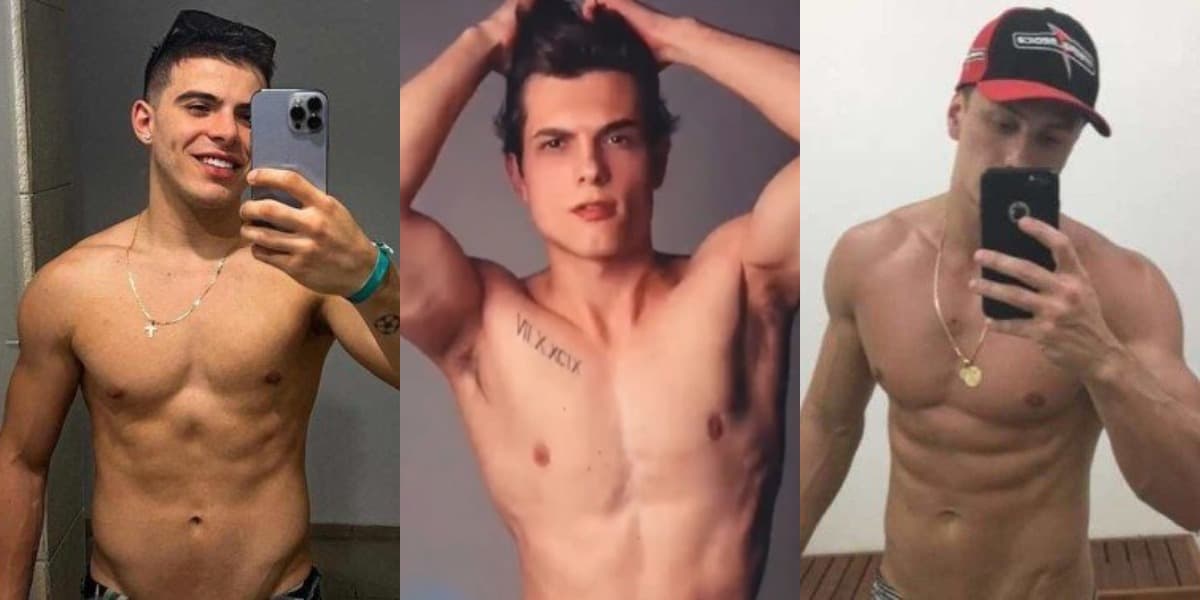 Thomaz Costa, Marlon Schuck e Lucas Gallina fizeram contas no Onlyfans (Foto: Reprodução/Instagram) Thomaz Costa, Marlon Schuck e Lucas Gallina fizeram contas no Onlyfans (Foto: Reprodução/Instagram)