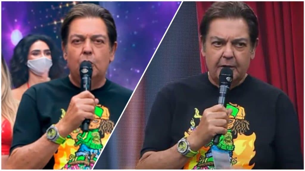 Faustão exibe acessório avaliado em R$ 1,3 milhão e humorista compara: "Leva prêmio do BBB22 no pulso"