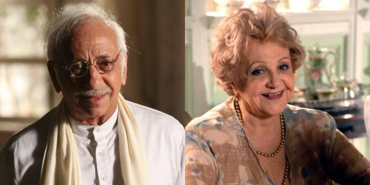 Flávi Migliaccio e Eva Todor em "Caminho das Índias" (Foto: Divulgação/TV Globo) Flávi Migliaccio e Eva Todor em "Caminho das Índias" (Foto: Divulgação/TV Globo)