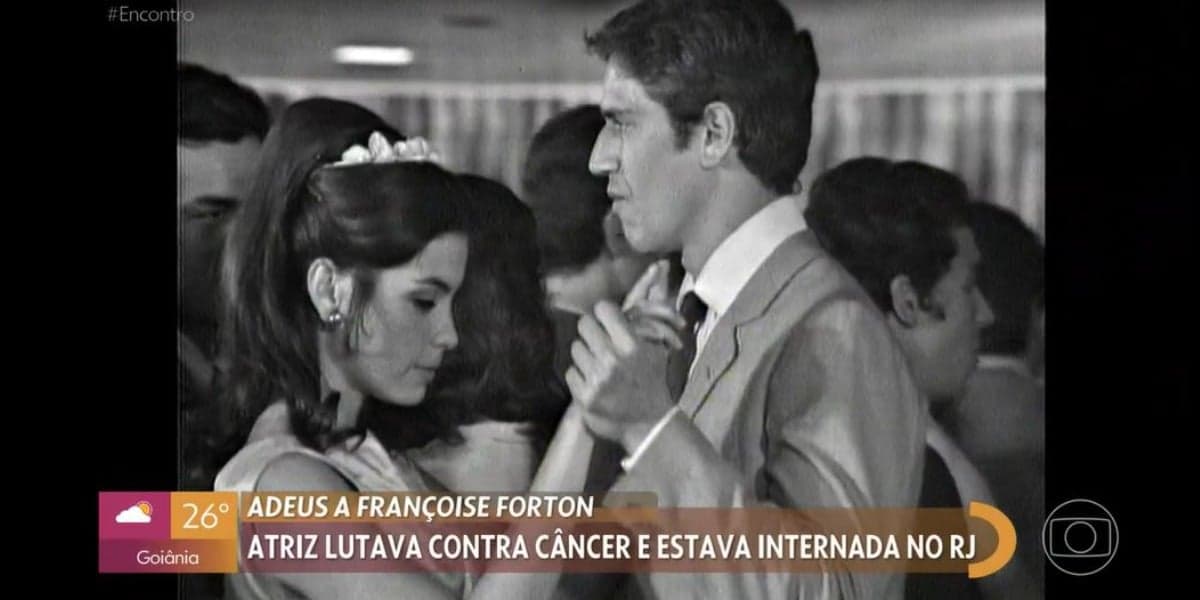 Françoise Forton em cena de uma novela com Nuno Leal Maia (Foto: Reprodução/TV Globo) Françoise Forton em cena de uma novela com Nuno Leal Maia (Foto: Reprodução/TV Globo)