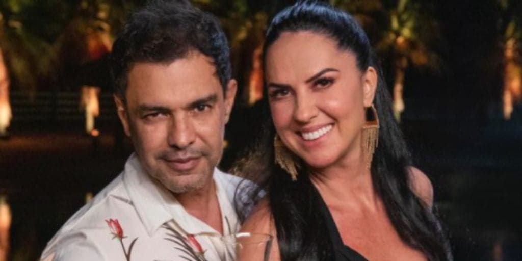 Zezé surge sem aliança e Graciele faz brincadeira