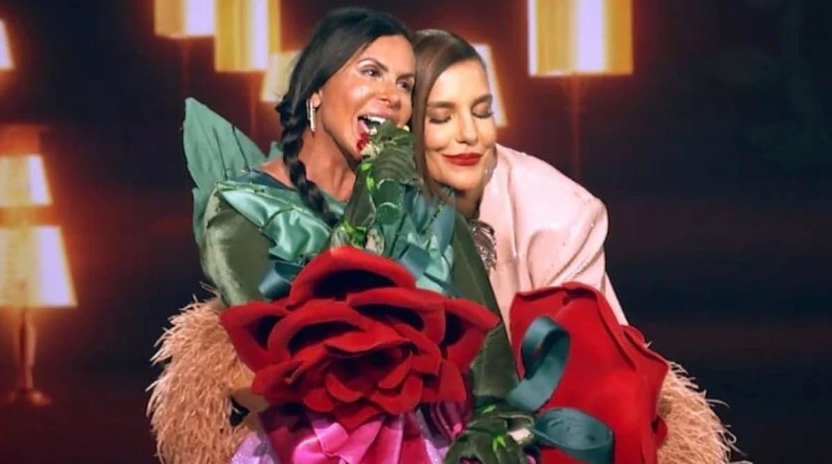 Gretchen foi a primeira desmascarada no The Masked Singer Brasil (Reprodução/ Globoplay)