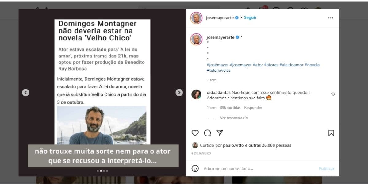 "Juntos", José Mayer ressurge, escancara relação com Tony Ramos e assume: "Muitos anos" "Juntos", José Mayer ressurge, escancara relação com Tony Ramos e assume: "Muitos anos"