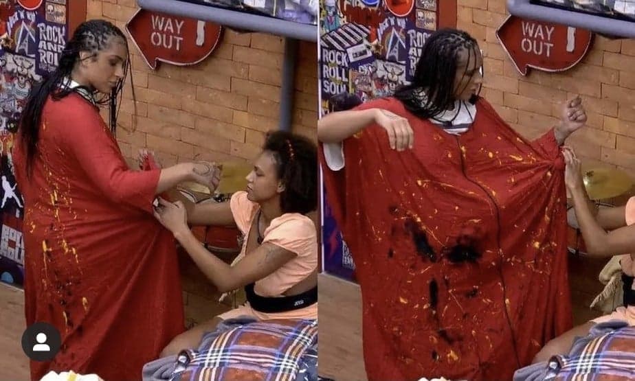 Linn da Quebrada surpreendeu ao levar traje para trocar de roupa (Foto: reprodução)