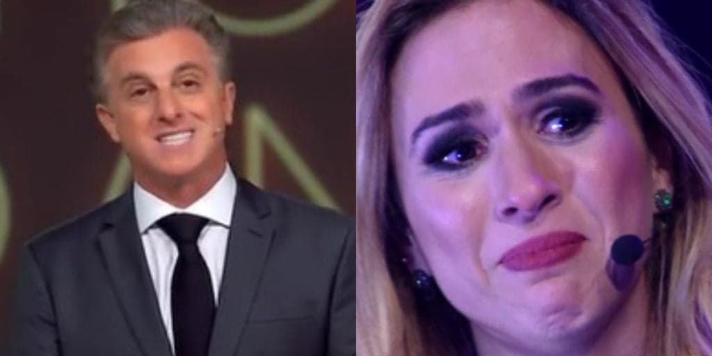 Luciano Huck deixa Tatá Werneck desconfortável após falar de briga e humorista faz pedido: "Acabou''