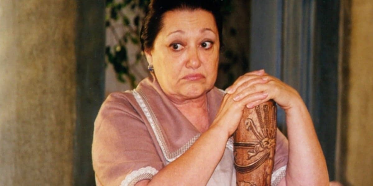 Suely Franco como Mimosa em O Cravo e a Rosa, da Globo - Foto: Reprodução