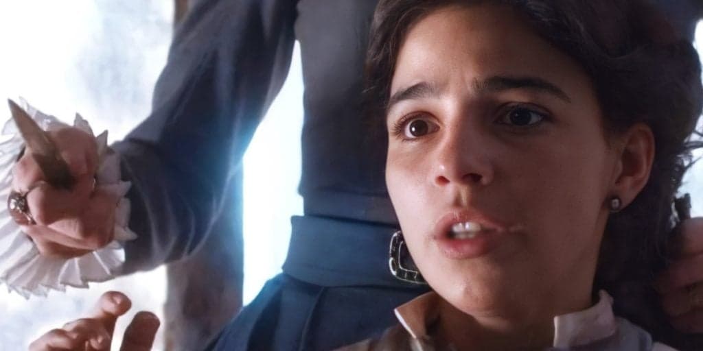 Nos Tempos do Imperador: Após ser flagrada antes de estupro, Pilar vira "homem" ao passar por faca de Elisa; entenda