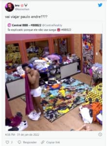 Internautas brincaram com o volume na cueca de P.A (Foto: Reprodução / Twitter)