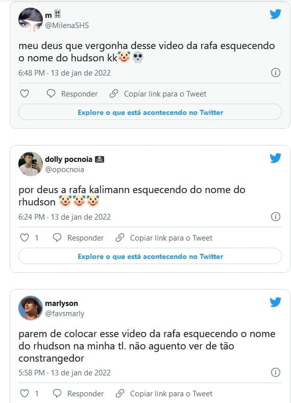 Gafe de Rafa Kallimann repercurti na internet (Foto: Reprodução / Internet)