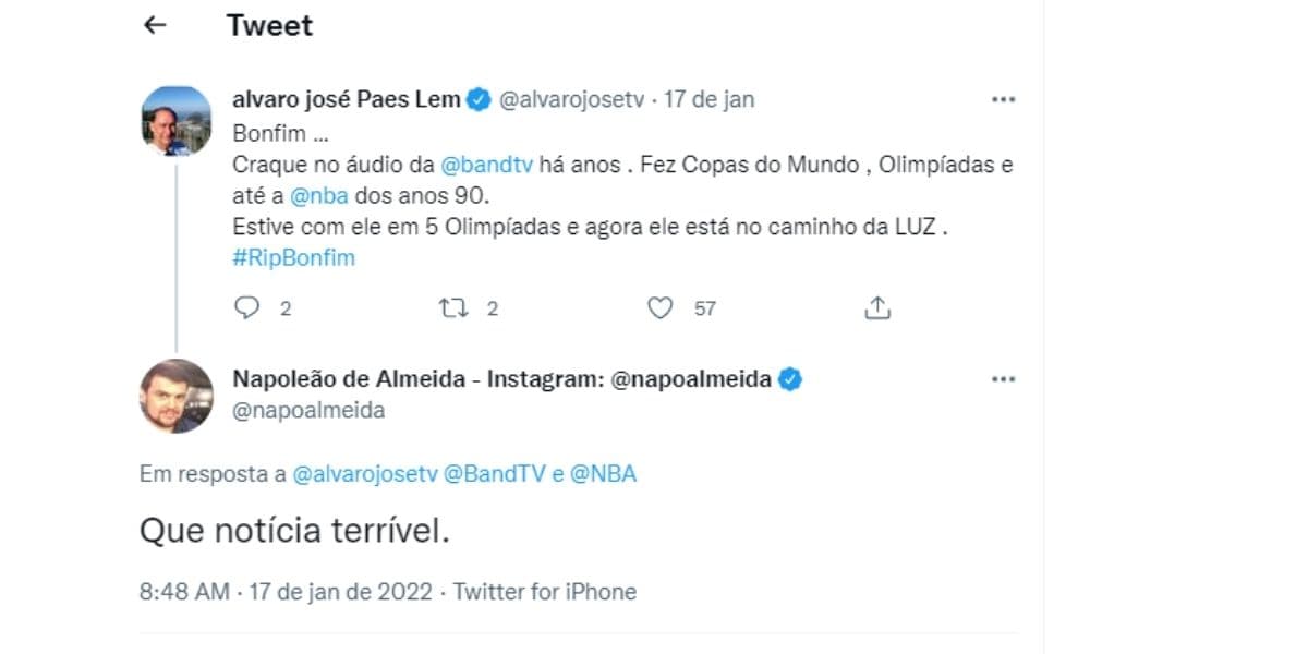LUTO! Band anuncia morte de grande nome da emissora no mesmo dia da estreia de Faustão: "Que terrível"