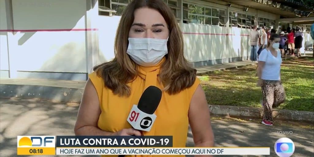Aos prantos, repórter da Globo dá notícia ao vivo, comunica morte do pai e desmorona: "Dor"