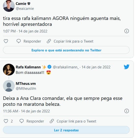 Web desaprova Tadeu e Rafa no BBB22 (Foto: Reprodução / Internet)