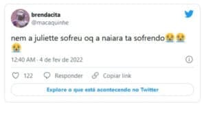 Fãs do reality compararam Naiara com Juliette (Foto: Reprodução / Twitter)
