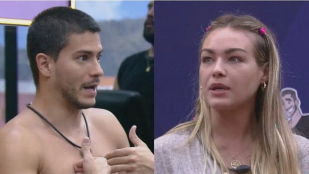BBB22: Arthur Aguiar e Bárbara discutem e o ator dispara: "Passaram muito do limite"