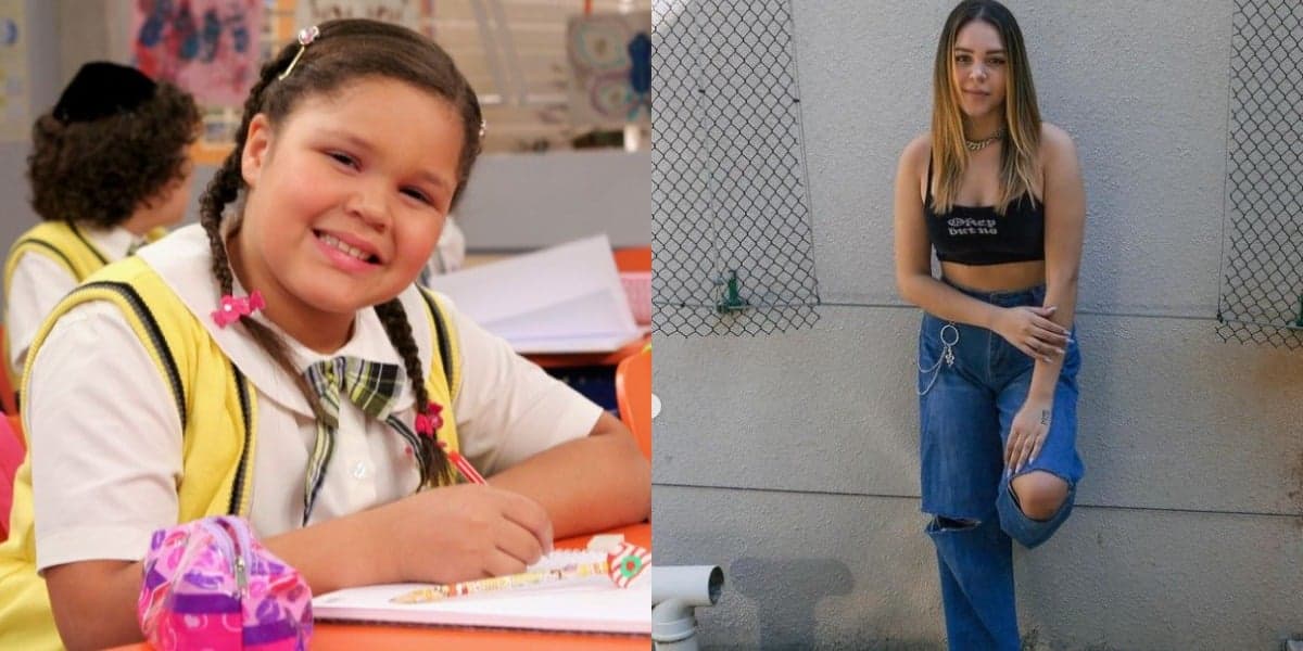 Aysha na novela e atualmente - Foto: Reprodução Aysha na novela e atualmente - Foto: Reprodução