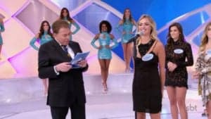 Bárbara Heck participou do Programa Silvio Santos em 2016 (Foto: Reprodução / Internet)