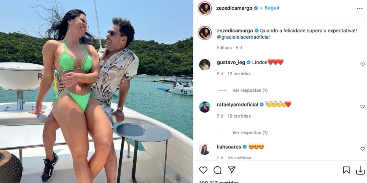 Graciele Lacerda e Zezé Di Camargo Graciele Lacerda e Zezé Di Camargo