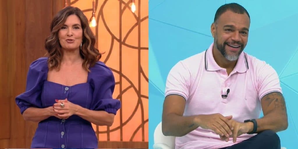 Rivais na TV, Fátima Bernardes abre o jogo sobre relação com Denílson na Globo e confirma: "Várias vezes"